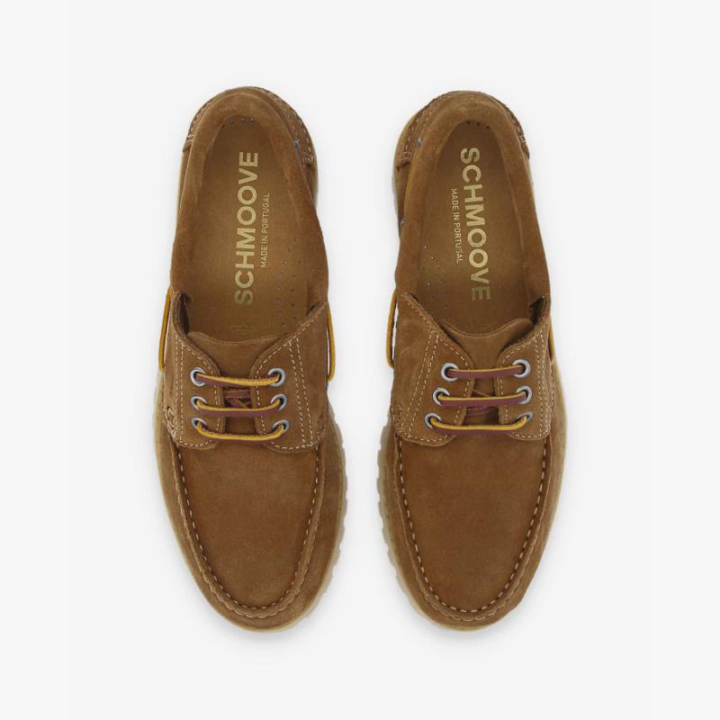 NEWQUAY BOAT M - SUEDE - MARRON